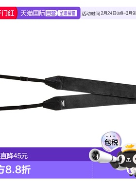 【日本直邮】HAKUBA 40英寸黑色单反相机专用实心颈带，KST-50BK