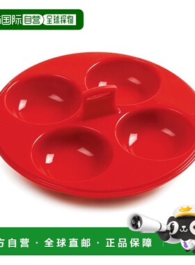 自营Norpro Silicone 4号水煮蛋器，红-红 美国奥莱直发