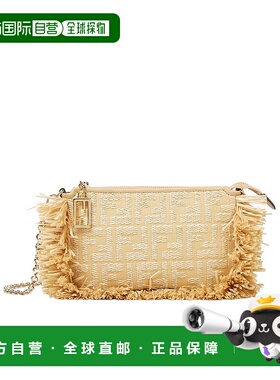香港直邮Fendi Baguette 链条单肩包 8BS073AV23手提包