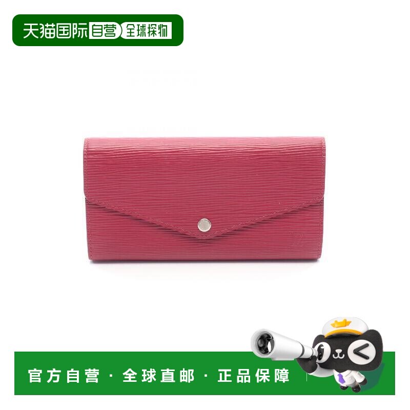 日本直邮中古LV路易威登女A级95新Portefeuille Sarah牛皮长钱包