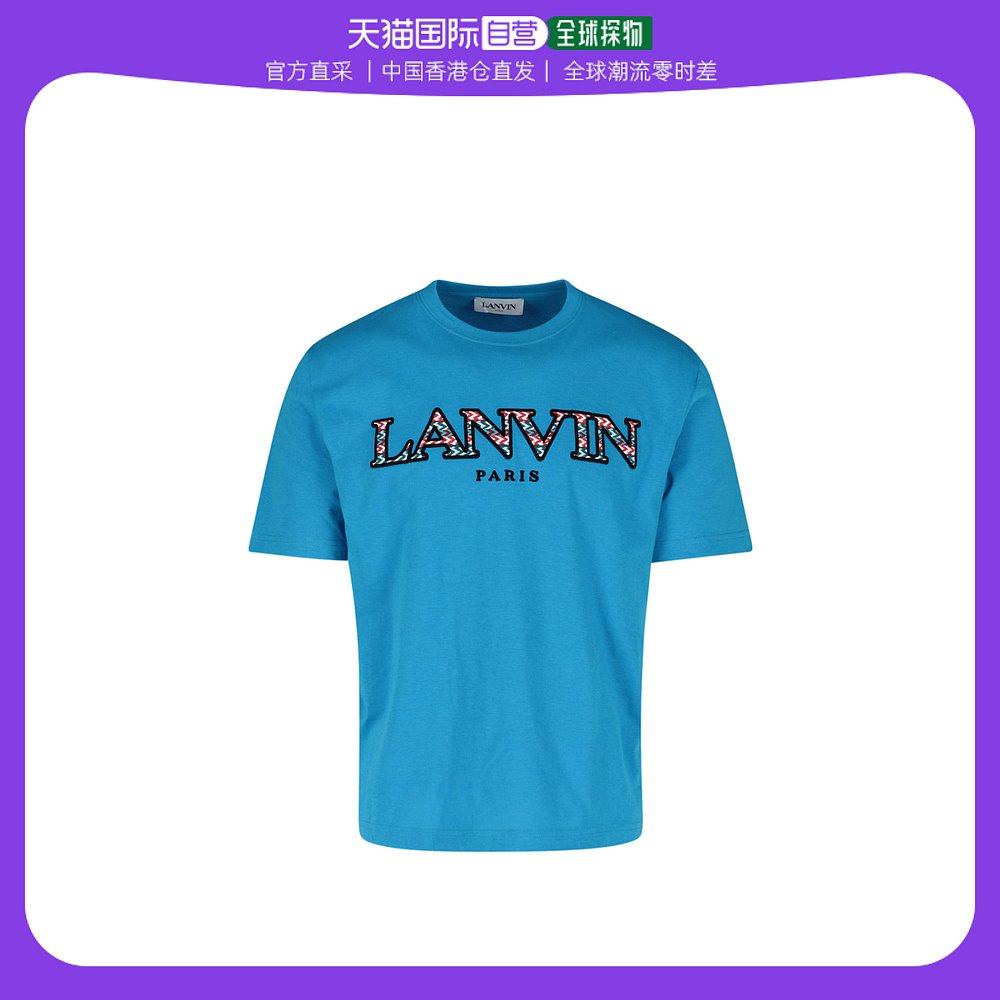 香港直邮潮奢 lanvin 男士徽标短袖t恤