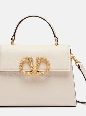 潮奢 Valentino 华伦天奴 女士 VSling 小号皮革肩包