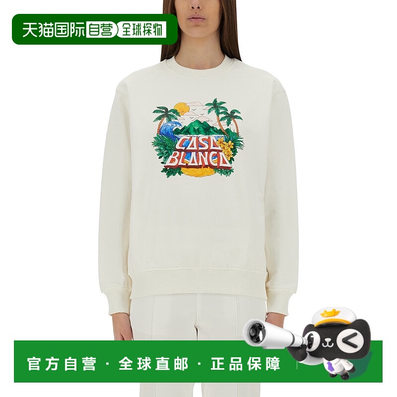 香港直邮Casablanca 女士 HOME 海滩波浪纹卫衣 WS25JTP36401CASA