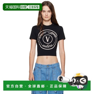 范思哲 女士 Slim 香港直邮潮奢 Emblem versace 1h可退 黑色