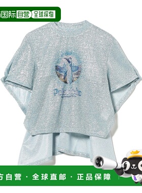 1h可退 日本直邮YOHEI OHNO 女装 别注款 Stingray 图案 T恤 宽松