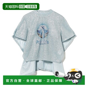 1h可退 日本直邮YOHEI OHNO 女装 别注款 Stingray 图案 T恤 宽松