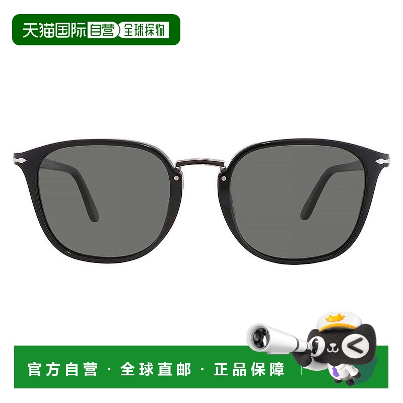 自营Persol Polarized Green Square Men's Sunglasses PO3186S 9