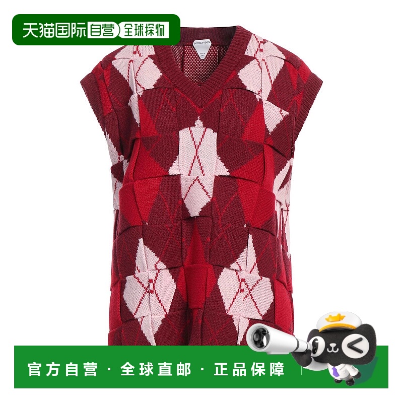 香港直邮Bottega Veneta 葆蝶家 女士 无袖毛衣 red红色 舒适时尚