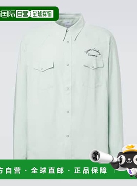 1h可退 香港直邮Visvim 维斯维木 男士 Four Corners 帆布衬衫