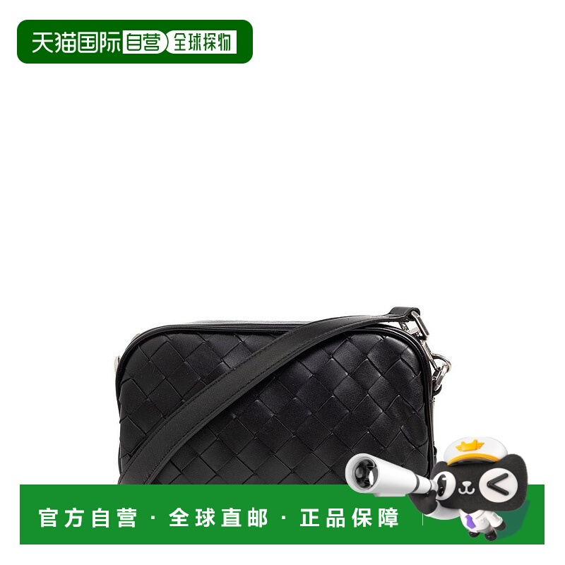 1h可退 香港直邮潮奢 Bottega Veneta 葆蝶家 男士 黑色迷你 Intr