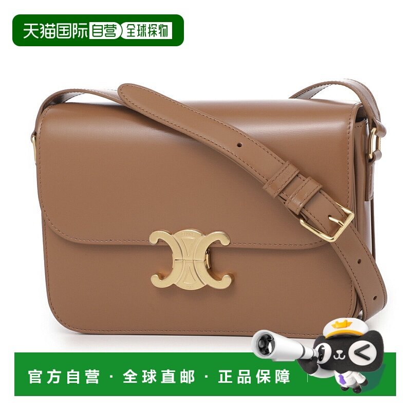 日本直邮Celine CLASSIQUE TRIOMPHE 单肩/斜挎包棕色女士18736 3