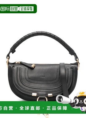 香港直邮CHLOÉ 女士单肩包 CH26SP927R35001 SS2026 黑色 Mini Ma