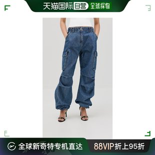 牛仔阔腿工装 香港直邮潮奢 女士 COPEA30070 Coperni 裤