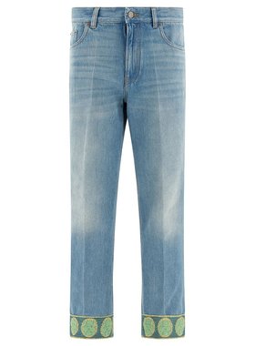 VALENTINO 女士牛仔裤 6B3DD18X94V558 AW2025 蓝色