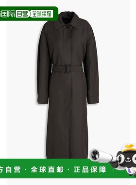 1h可退 香港直邮TOTÊME 女士 抽象斜纹布风衣 242WRO1587FB010112