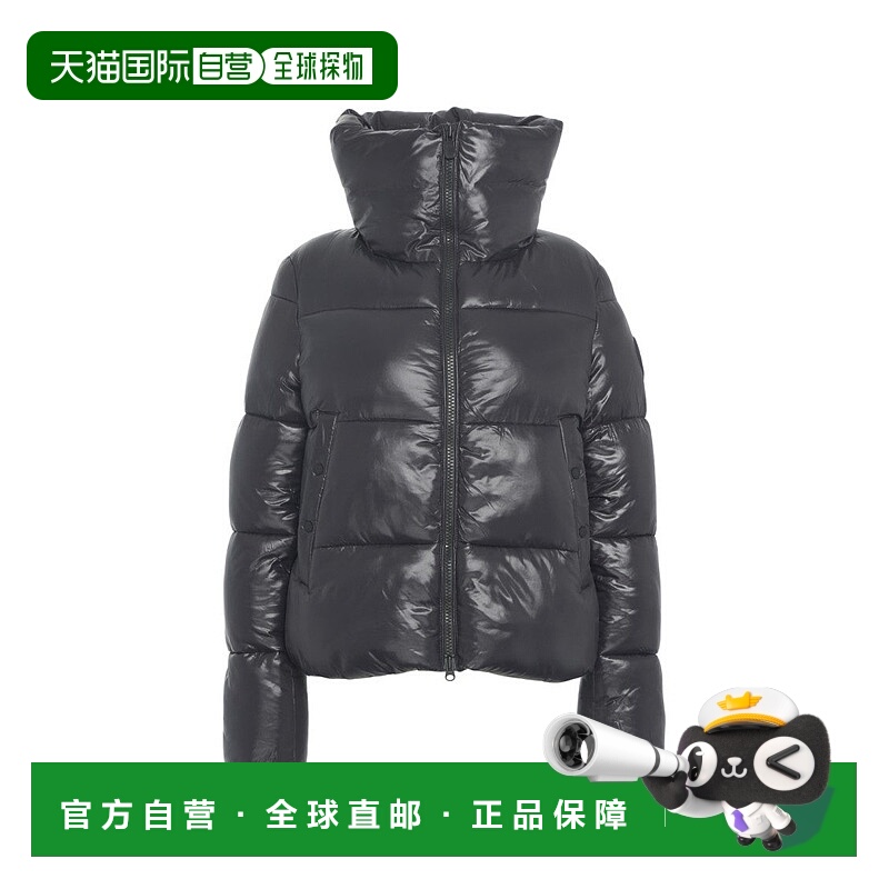 自营save the duckGlossy Puffer Jacket With High Collar And P