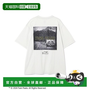 日本直邮MANASTASH T恤02 男女同款 Peaks图案长袖 792 Twin 1h可退