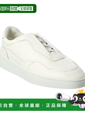 自营Reiss Cruz Elasticated Lace Leather Sneaker - white 美国