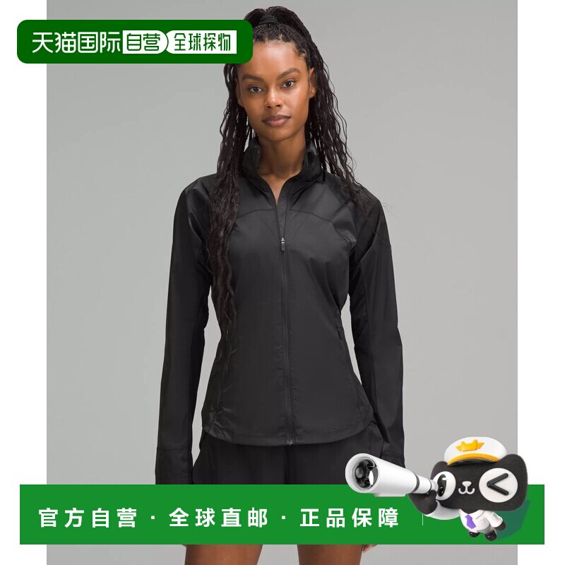 日潮跑腿Lululemon 健身衣 Melon Sorbet 10露露夹克运动跑步外套
