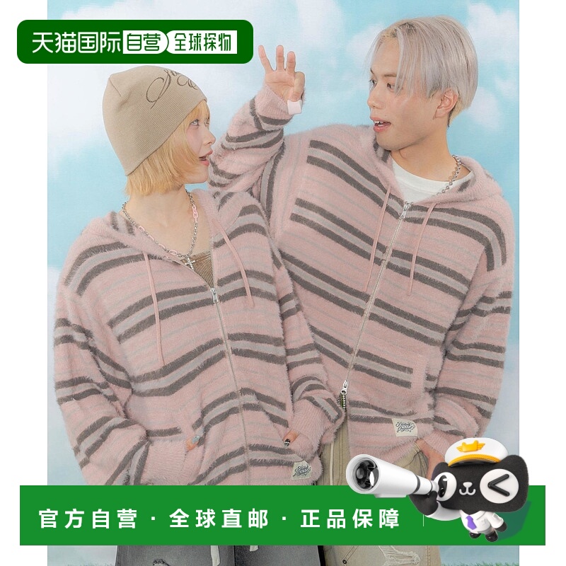 1h可退 日本直邮LTR DEPTH 男女同款 博主风宽版针织连帽衫 半拉