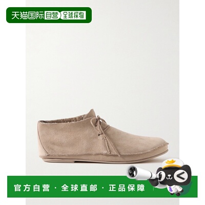 香港直邮The Row 女士 Tyler 皮毛内里绒面革短靴 F1338SH01