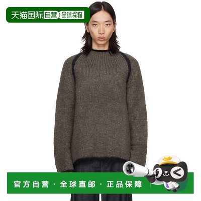 1h可退 香港直邮Our Legacy 男士 灰色 Rider Roundneck 毛衣 M42