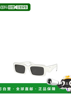 香港直邮PRADA 男士太阳镜 PR27ZS17K08Z SS2024 白色 徽标太阳镜