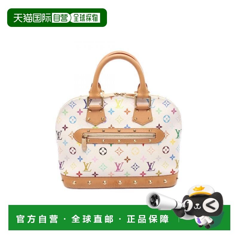日本直邮中古LV路易威登女包A级95新Alma贝壳包涂层/防水帆布手提,箱包皮具/热销女包/男包,通用款女包,淘宝优惠券,粉丝福利购,淘宝优惠卷