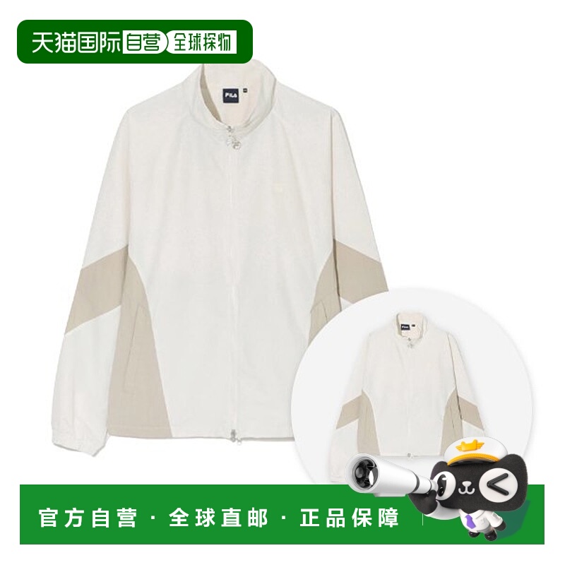 韩国直邮FILA [新] 惠拉中性拼色风衣 FM2FS253JK01U001-260