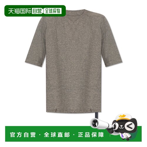 香港直邮Rick Owens Drkshdw 圆领T恤 DU02E7252JGM下摆