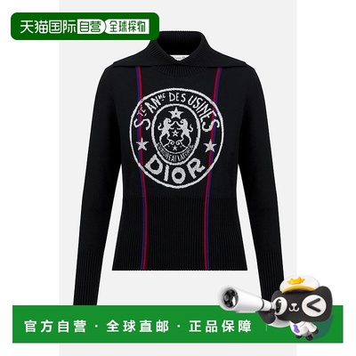 1h可退 香港直邮DIOR 迪奥 女士 ALPS 立领毛衣 324S77AM073羊绒