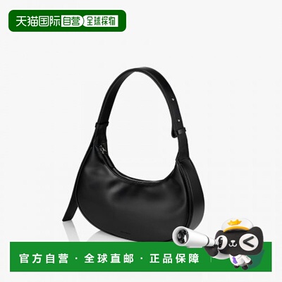 韩国直邮FIND KAPOOR时尚单肩手提可调节肩带褶纹大号黑月牙包 10