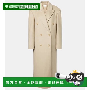 香港直邮The Row 女士 Hariet 羊绒大衣 Beige 米色时尚舒适西装