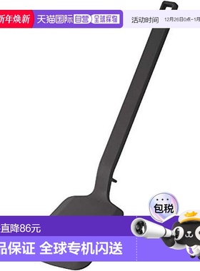【日本直邮】山崎实业 硅胶锅铲 烹饪铲 黑色 约W9XD4.5XH31cm 51