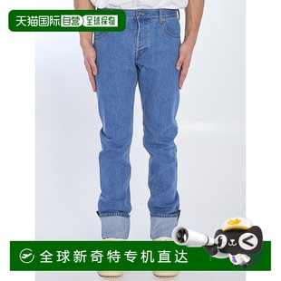 香港直邮GUCCI 牛仔裤 1h可退 男士 蓝色 796483XDC6Y4447 SS2025
