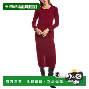 Cashmere Neck Midi Dress 美国奥 自营philosophy red Bateau