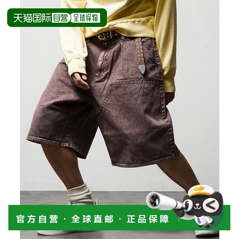 1h可退 日本直邮FREAK'S STORE 男士宽松双膝破洞工装短裤 104424,男装,休闲裤,淘宝优惠券,粉丝福利购,淘宝优惠卷