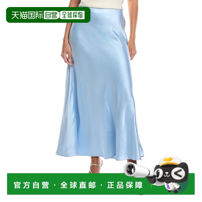 自营tyler boe Edie Charmeuse Maxi Skirt - blue 美国奥莱直发