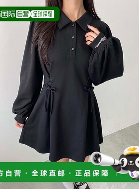 1h可退 日本直邮PHILLY 女装 休闲显腰身 蕾丝长袖连衣裙 刺绣设