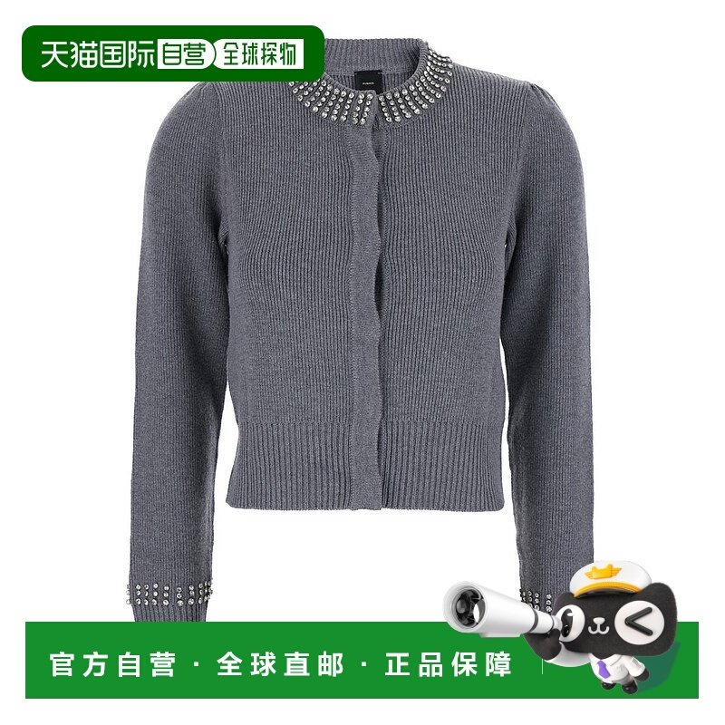 香港直邮PINKO 女士T恤 105686A2S4II2 AW2025 灰色 Spezzino Car