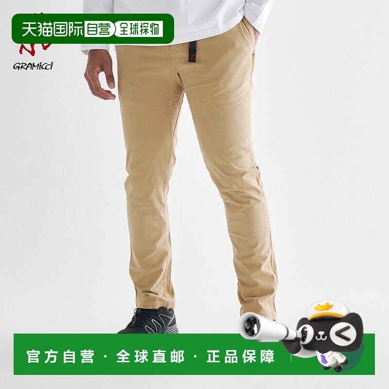 日本直邮GRAMICCI 工作裤斜纹棉布弹力登山裤男士 NN-PANT 紧身九