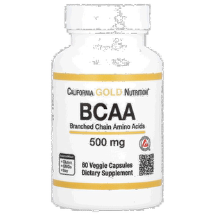 香港直发iHerb California Gold NutritionL 亮氨酸胶囊60粒
