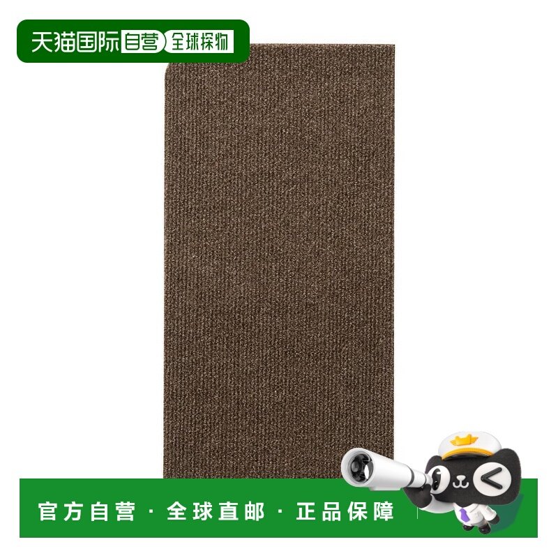 【日本直邮】LEC 楼梯地毯 O-687 45×22cm15块 (棕色 ) 防划 防,居家布艺,楼梯垫,淘宝优惠券,粉丝福利购,淘宝优惠卷