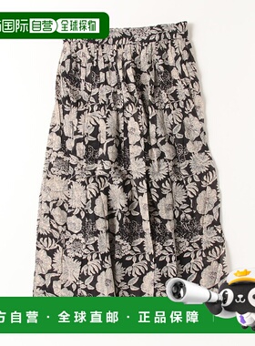 日本直邮Howdy Marie 女士印度棉长款裙 02337500100半身裙a字裙