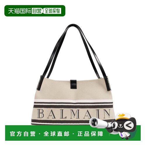 1h可退 香港直邮Balmain 巴尔曼 女士 发布 Logo 单肩包 GN1FF034