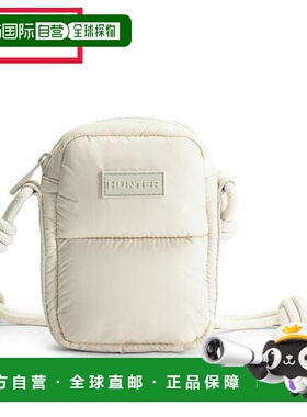 日本直邮Hunter Intrepid 厚加厚手机袋帆布米色UBX5515KBM-CCR单