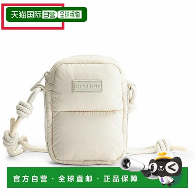 日本直邮Hunter Intrepid 厚加厚手机袋帆布米色UBX5515KBM-CCR单