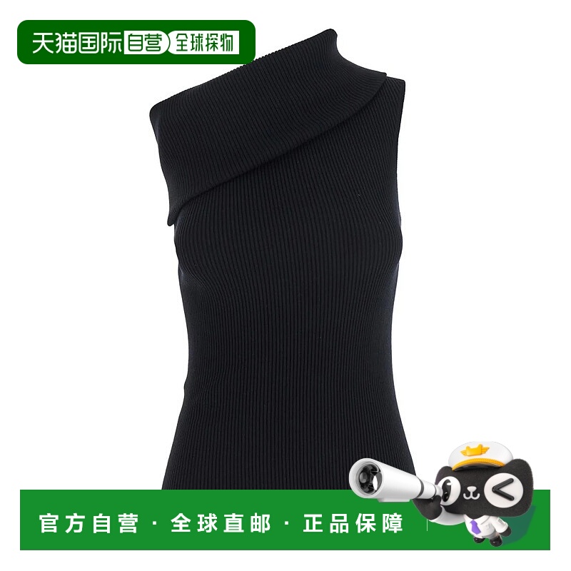 1h可退 香港直邮RICK OWENS 女士T恤 RP02E4625RIBVI09 AW2025 黑