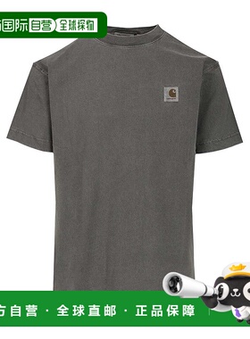 香港直邮CARHARTT WIP 男士T恤 I03078089GD AW2025 灰色 Charcoa