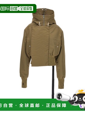 香港直邮Rick Owens 长袖连帽休闲夹克 DS02C5720BR